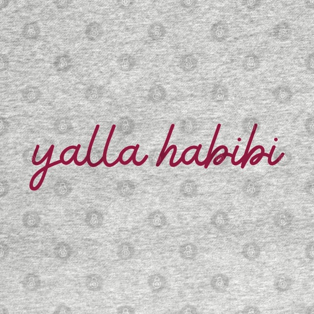 yalla habibi - maroon by habibitravels